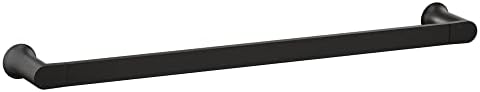 Fav expert Builders Mark 24 in Wall-Mounted Towel Bar Matte Black