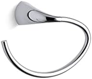 Kohl er Polished Chrome towel ring elegant and functional