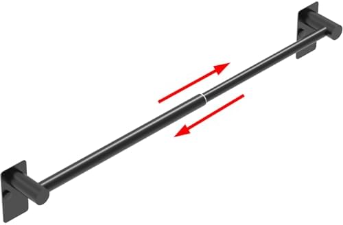Adjustable Towel Bar 304 Steel DimensionsWall-Mounted