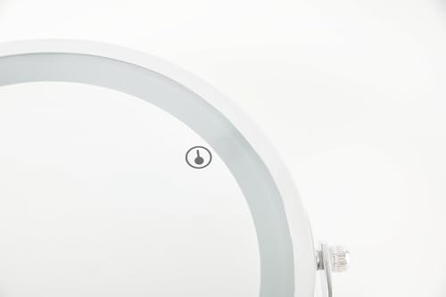 Rechargeable Dimmable Makeup Mirror with 10X Magnification