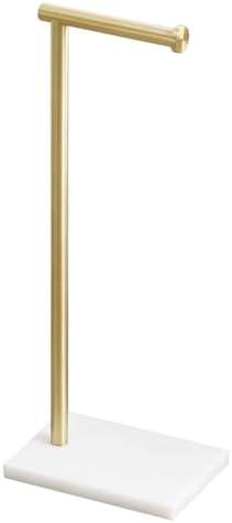 KES Natural Marble Free Standing Toilet Paper Holder Stand