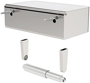 Wall-Mounted Flushable Wipes Holder Stainless Steel Brushed Nickel