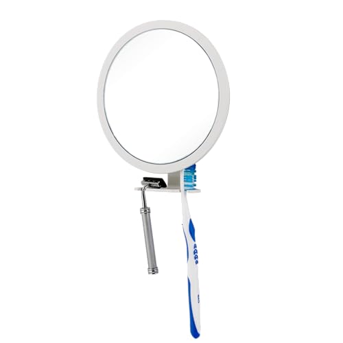 Zadro Fog-free Adjustable shower Grooming mirror for beard facial hair