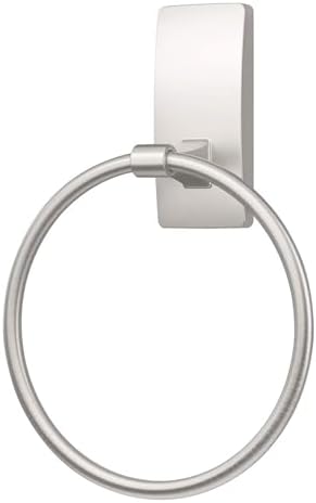 Command Hand Towel Holder SATIN NICKEL Water Resistant Rust Resistant