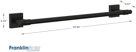 Maxted 18 Bathroom Towel Holder Matte Black by Franklin Brass