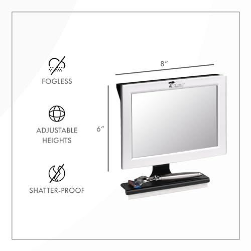 Mirror with Squeegee and Anti-Fog