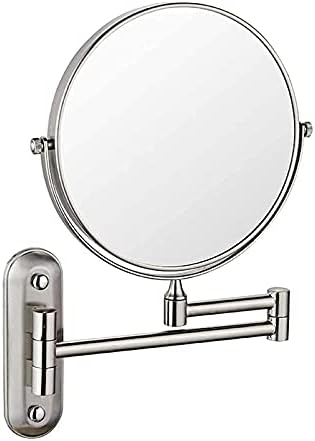 FOLDABLE wall-MOUNTED 10x Makeup Mirror