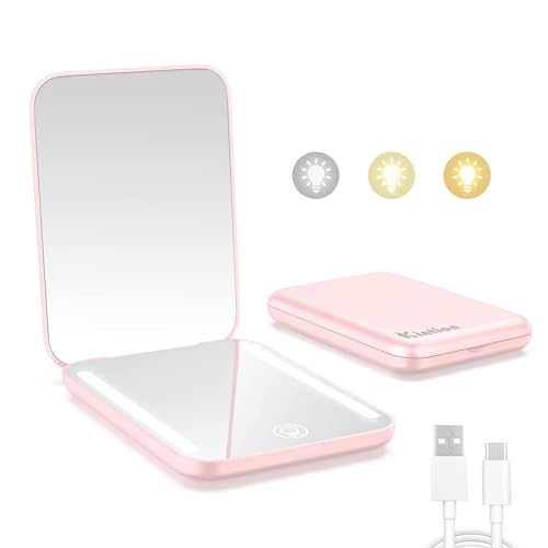 Kintion Rechargeable Pocket Mirror for Women