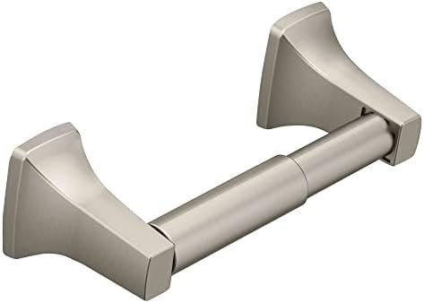 Muen Contemporary Brushed Nickel Toilet Paper Holder