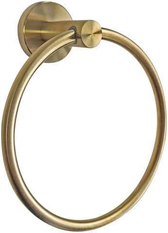 BATHSIR Gold Towel Holder Brass Towel Ring