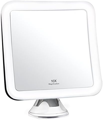 Fancii 10X Magnifying LED Makeup Mirror - Daylight Natural Light - Compact Portable