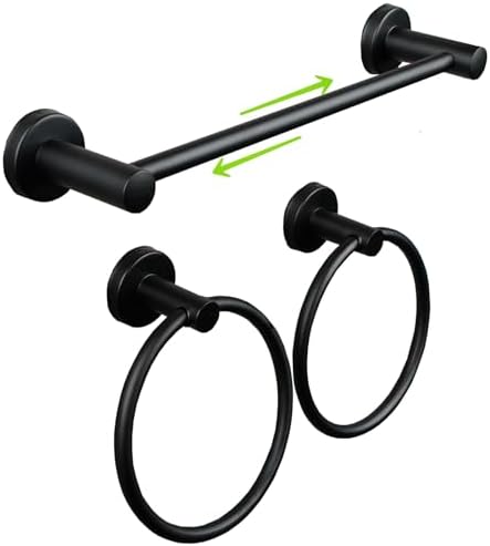 SLTLDragne304 fit wall-mounted towel holder 24 Matte Black