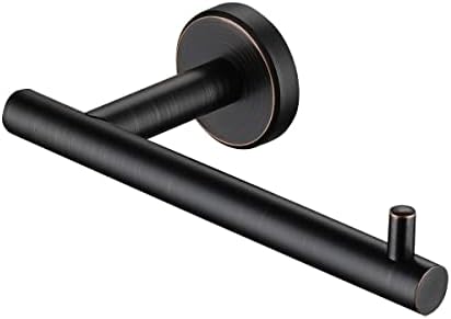 JQK Washroom Essential Oil Rubbed Bronze 5-Inch Mega Roll Toilet Paper Holder