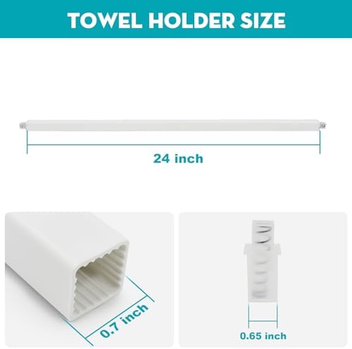 Adjustable 24-Inch Towel Bar