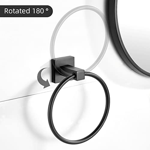 Black Toilet Paper Holder Set
