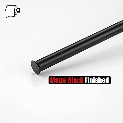 Sturdy Mat Black Toilet Paper Holder for 3 Rolls