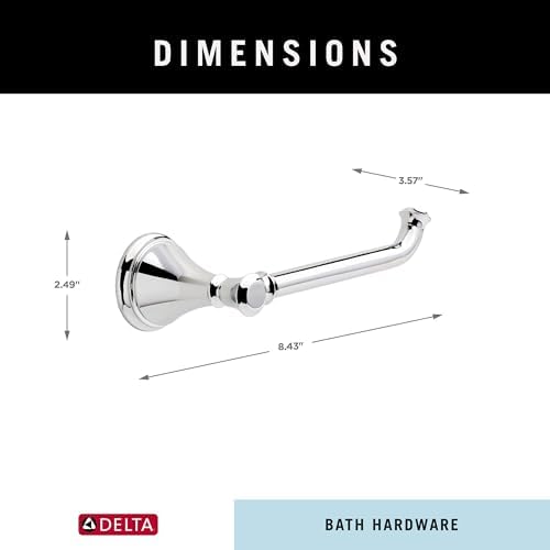 Durable Chrome Toilet Paper Holder for Washrooms