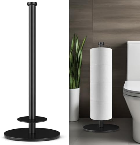 HHAOLUDUO High-Quality Toilet Paper Holder Stand - Space-Saving Waterproof