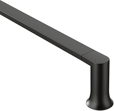Fav expert Builders Mark 24 in Wall-Mounted Towel Bar Matte Black