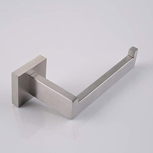 TASTOS Stainless Steel Toilet Paper Holder Modern Design Durable Rust-Resistant