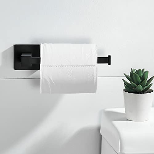 Black Toilet Paper Holder Set