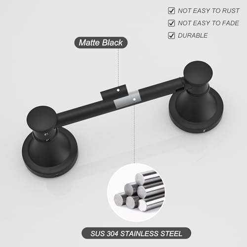 Sturdy Wall-Mounted Toilet Paper Holder for Home Use