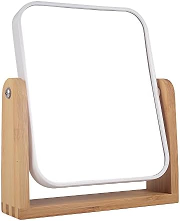Natural Bamboo Magnifying Mirror 3X Swivel Beauty Gift