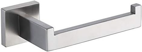 TASTOS Stainless Steel Toilet Paper Holder Modern Design Durable Rust-Resistant
