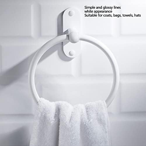 Premium Aluminum-Alloy Bath Towel Holder White