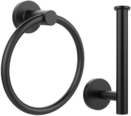 SetSail 304 Stainless Steel Bathroom Accessories Set Matte Black