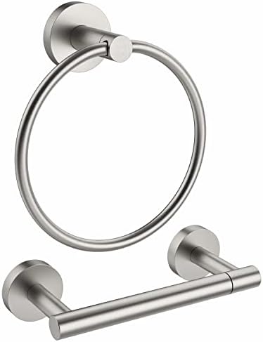 Sturdy Stainless Steel Toilet Paper Holder Towel Rings