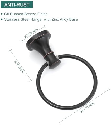 Durable Stylish Oil Rubbed Bronze Toilet Paper Holder