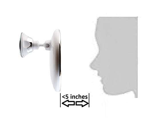 JiBen LED Lighted 10X Magnifying Makeup Mirror