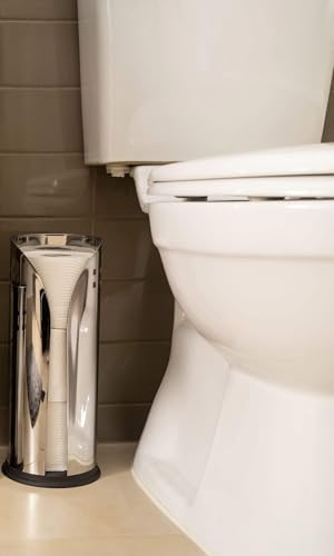 Stainless Steel Toilet Paper Holder Stand