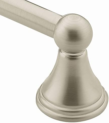 Moen Preston Collection18-Inch Brushed Nickel Towel Bar for Bathroom