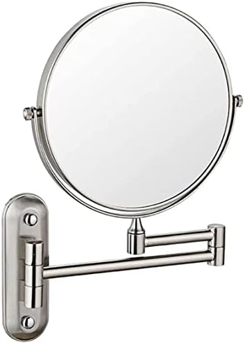 Wall-Mounted Double-Sided Vanity Mirror with 3x5x Magnification