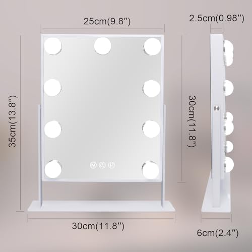 Elegant Vanity Mirror with Changing Lights to Dish with Your Best Look