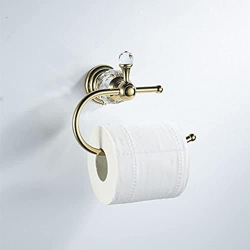 Luxurious Polished Gold toilet paper holder