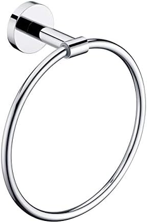 Hoooh Stainless Steel Towel Ring 304 Durable Wall Mounted