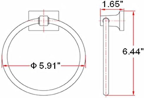 Design House 539239 Towel Ring 539247 Toilet Paper Holder Oil Rubbed Bronze Set
