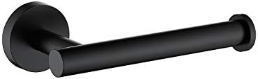 Tastos Matte Black Stainless Steel Toiletpaper Holder
