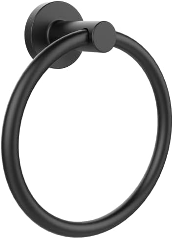 Stainless Steel Towel Holder Matte Black for Bathroom Kitchen Use