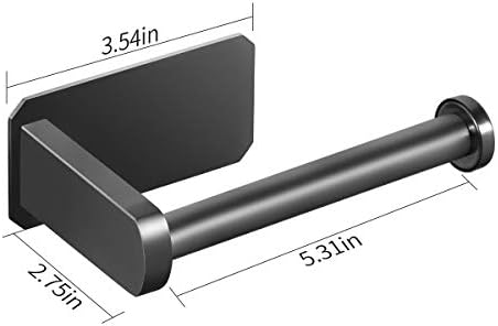 Stainless Steel Toilet Paper Holder No Drilling Required