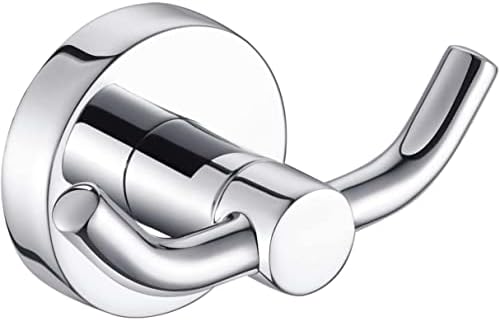 Marmolux ACC Chrome Bathroom Towel Hooks for Dual Use