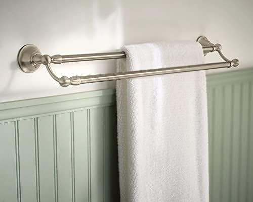 Moens Sage Collection Spot Resist Brushed Nickel Towel Bar
