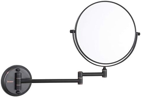 DOWRY Double-Sided Wall-Mounted Magnifying Mirror with 10x Magnification