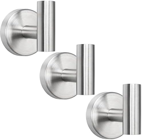 Great towel hook for your bathroom kitchen or office 3-pack