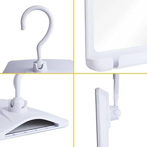 Fog-Free Shower Mirror with Hook