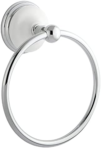 Kingston Brass BA1114C Victorian 6-Inch Towel-Ring Polished Chrome