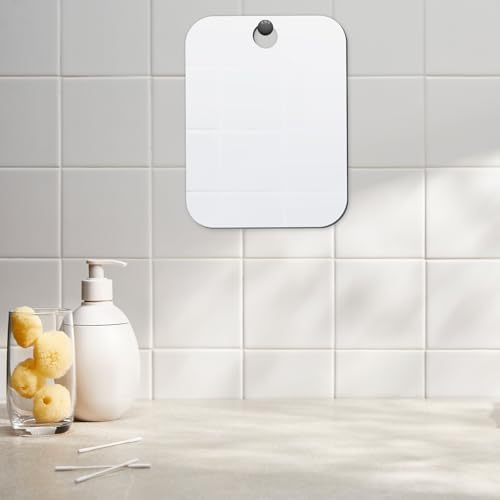 Fogless Mirror for Shaving Acrylic Portable Handheld Wall Hanging